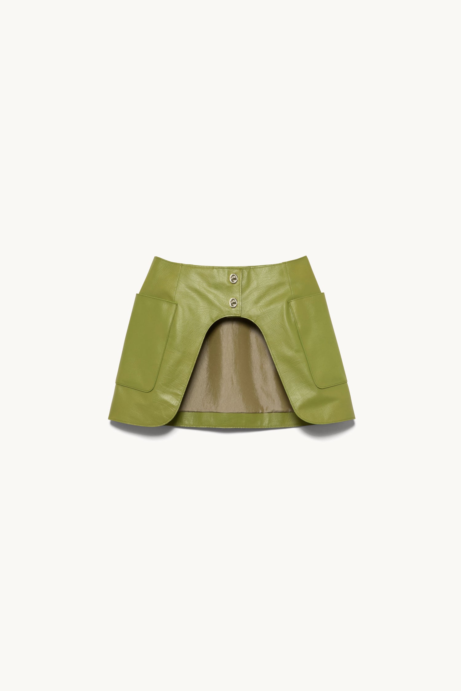Leather Pocket Skirt
