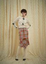 Tartan Plaid Hobble Skirt