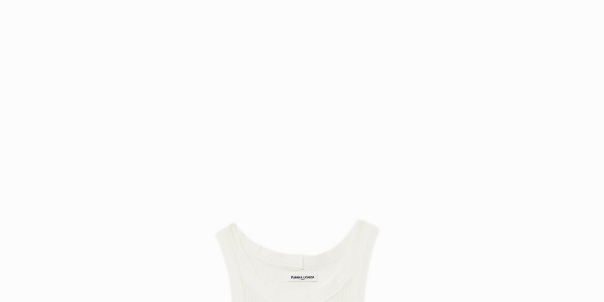 トップス FUMIKA UCHIDA Needle Drawing BORDER TANK FUMIKA_UCHIDA ONLINE STORE – FUMIKA_UCHIDA ONLINE STORE