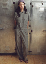 Chambray Two-tuck Slacks