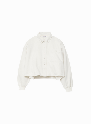 Sweat Snap Button-up Shirt