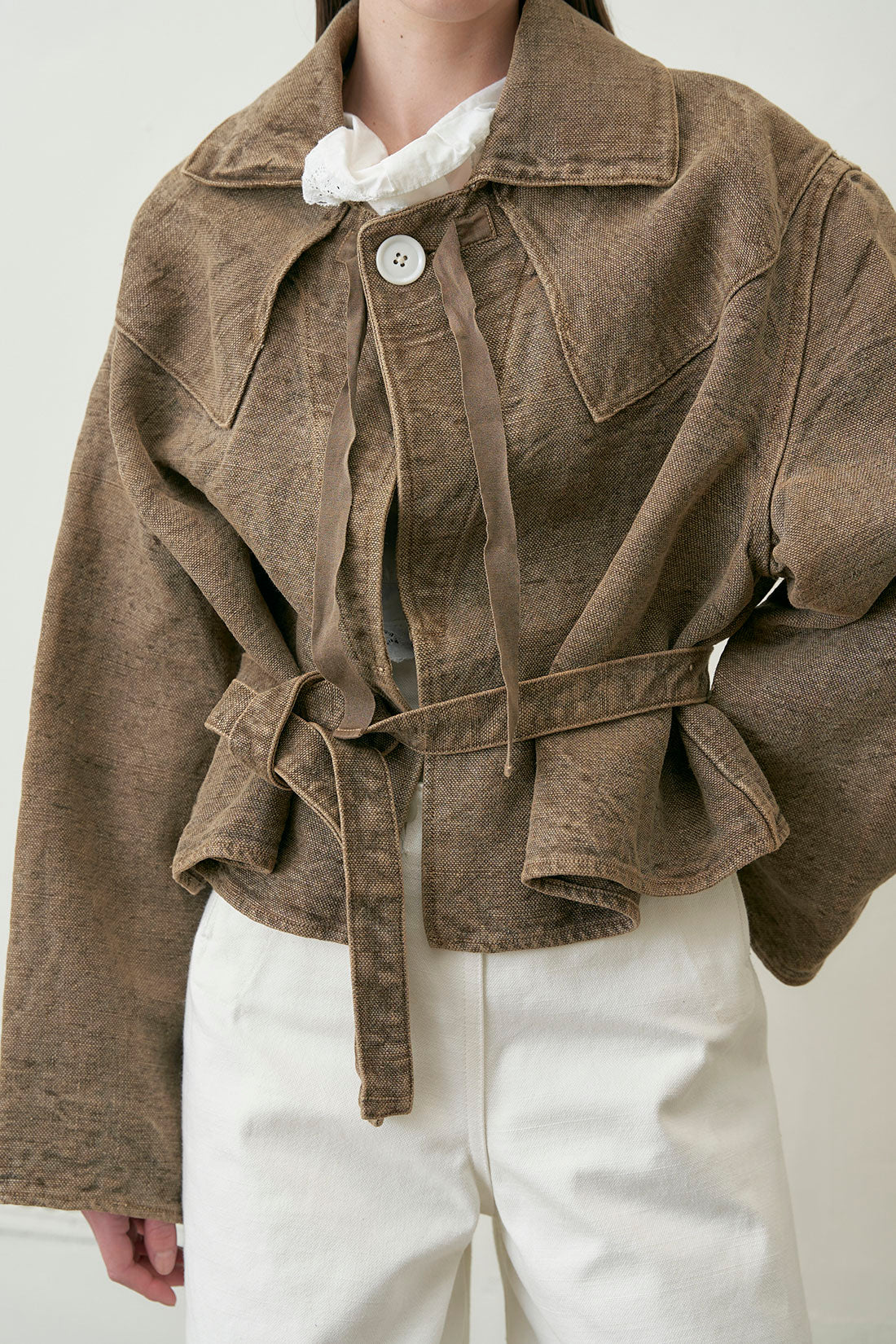 Linen Canvas Over Jacket