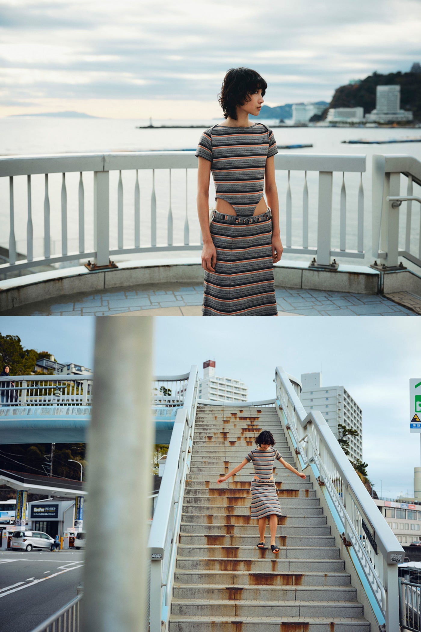 ☺︎専用☺︎ fumika  uchida サテンシャツ 36 FUMIKA UCHIDA】 GEOMETRIC PATTERN HIGH-NECK SHIRT 【INSCRIRE