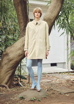 Poplin Soutien Collar Coat _Removal Boa Liner