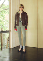 French Terry Half-zip Jumpsuit