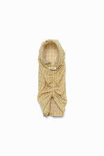 Plaid voile head cap
