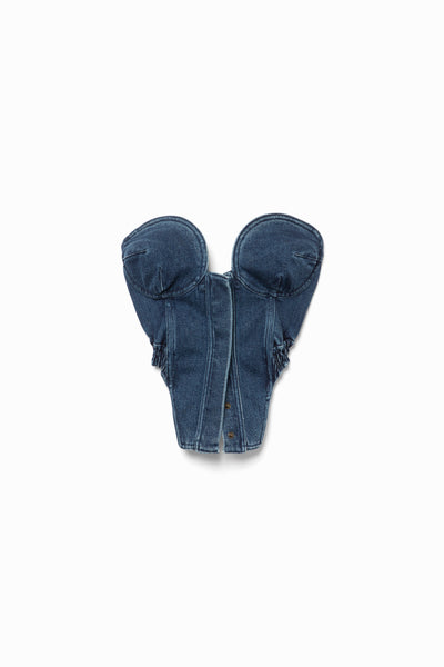 トップス fumika_uchida STRETCH DENIM BUSTIER 36 FUMIKA_UCHIDA – FUMIKA_UCHIDA ONLINE STORE