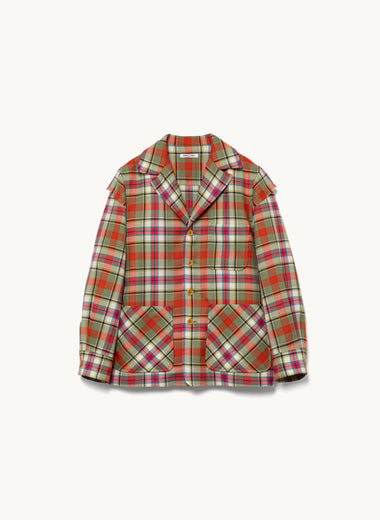 Tartan Plaid Shirt Jacket