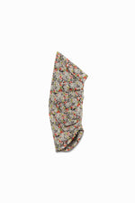 Floral voile head cap