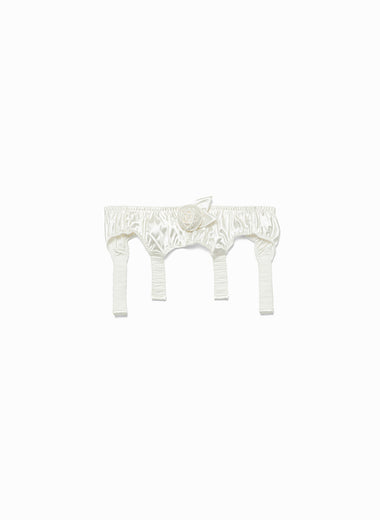 Stretch Satin Corsage Garter