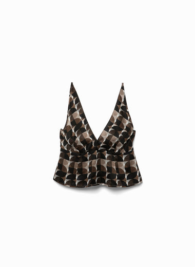 Geometric Pattern Printed Camisole