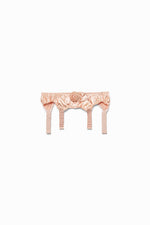 Stretch Satin Corsage Garter