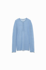 Gauze Waffle Henleyneck Sweater