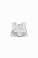 Stretch Satin Bib Top