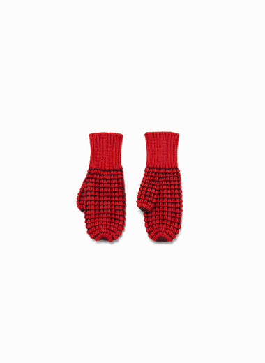 Hand Popcorn Stitch Mittens