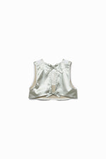 Stretch Satin Bib Top