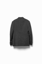 Herringbone Peaked Lapel Double Jacket