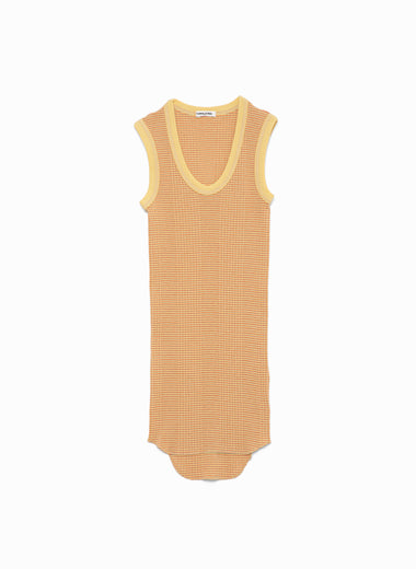 Needle Drawing Border U-neck Tank