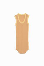 Needle Drawing Border U-neck Tank