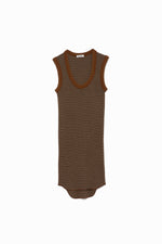 Needle Drawing Border U-neck Tank