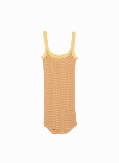Needle Drawing Border Straight-neck Tank
