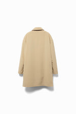 Poplin Soutien Collar Coat _Removal Boa Liner