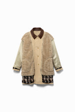 Poplin Soutien Collar Coat _Removal Boa Liner