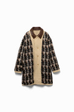 Poplin Soutien Collar Coat _Removal Boa Liner