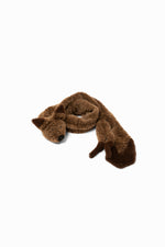Knitted Fox Long Muffler