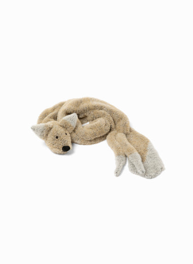 Knitted Fox Long Muffler