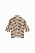 Plaid Jersey Polo