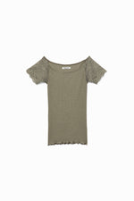 Rib Off-shoulder Underwear
