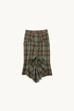 Tartan Plaid Hobble Skirt