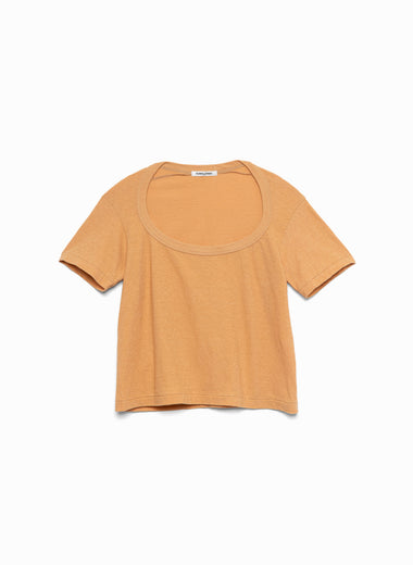Trapezoid Neck Tee