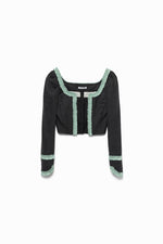 Silk Shaggy Corset Top