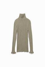 Rib TTL-neck Long Sleeve Underwear