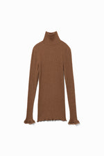 Rib TTL-neck Long Sleeve Underwear