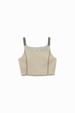 Hemp Suiting Bustier Top