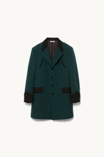 Notched Lapel Long Jacket