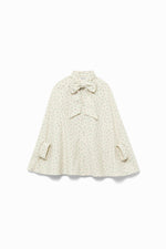 Double Napped Flannel Bow Cape Shirt