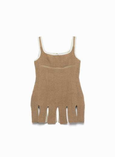 Jute Sleeveless Mini Dress