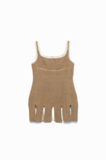 Jute Sleeveless Mini Dress