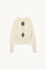 Cashmere Argyle Sweater _Long Sleeve