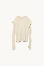 Gauze Jersey Double Sleeve Top