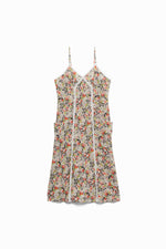 Floral voile slip dress