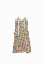 Floral voile slip dress