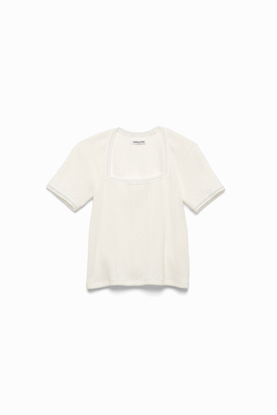 fumika uchida ボートネック　Tシャツ FUMIKA UCHIDA フミカウチダ ボートネックTシャツ アイボリー
