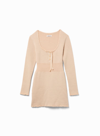 Rib Stitch Henley-neck Underwear