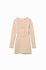 Rib Stitch Henley-neck Underwear