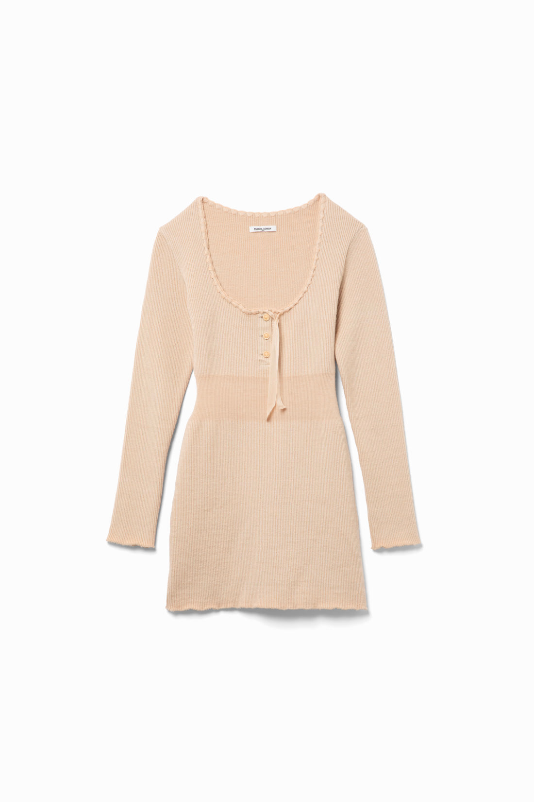トップス fumika uchida NYLON HENLEY NECK KNIT fumika uchida NYLON HENLEY NECK KNIT